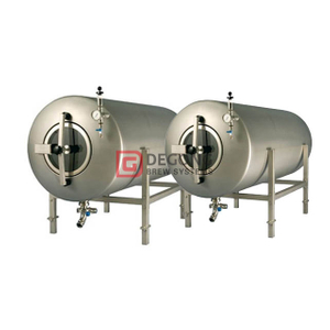 10BBL Mognad Lagering tankar rostfritt stål anpassningsbara horisontella Brite Beer Tank Kina