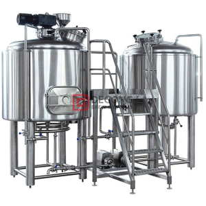 7 BBL 2 fartyg rostfritt stål ölhantverk bryggsystem Brewhouse Equipment Kina Tillverkare